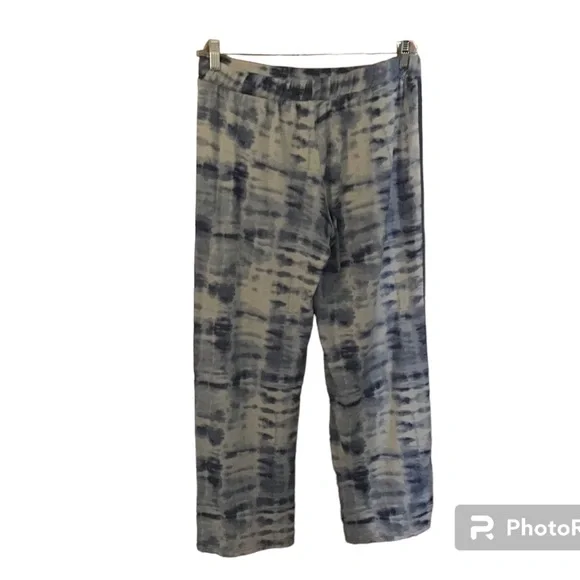 Lucky Brand Pajama Set Lounge Blue Tie Dye Women’s Medium - Picture 6 of 9